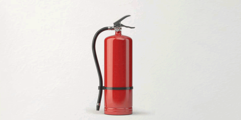 Fire extinguisher - Image credit - iStock-1182121285