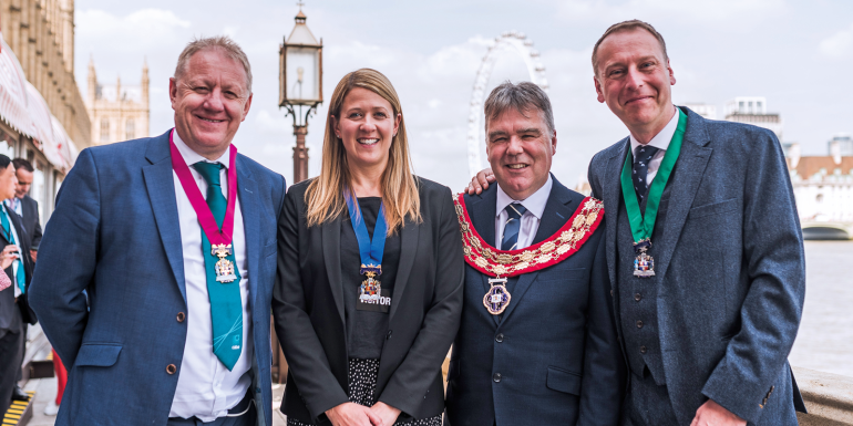 The Presidential Team – Richard Smith, Zoe Cox, Richard Flynn and Paul Grinyer.CREDIT_shearsmockford.com_240510