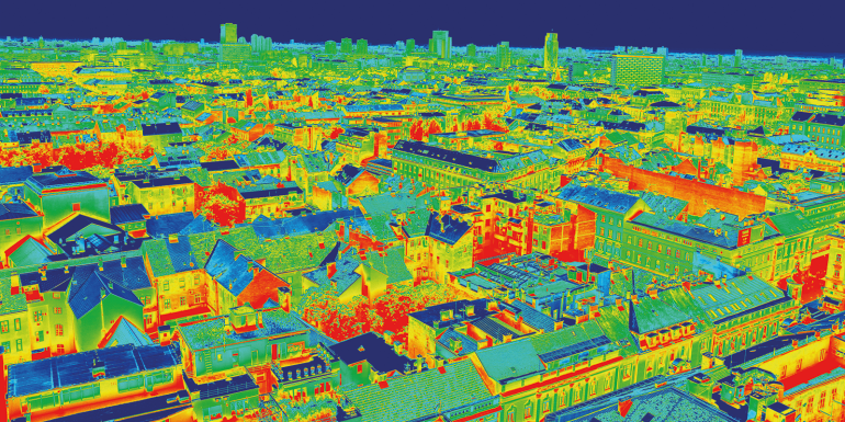 Infrared Thermovision Image Panorama Zagreb-shutterstock_275360849