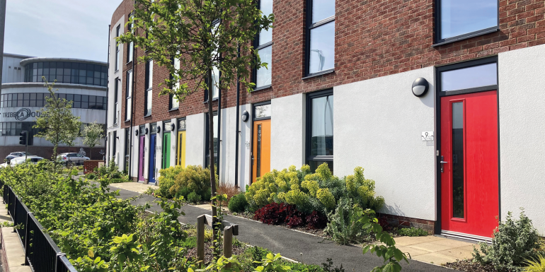 different coloured front doors on homes - CREDIT_Supplied-by-West-Yorkshire-Combined-Authority