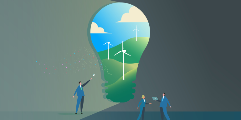 Experts Discussing Ecological Problems Vector.credit_istock-1406327610