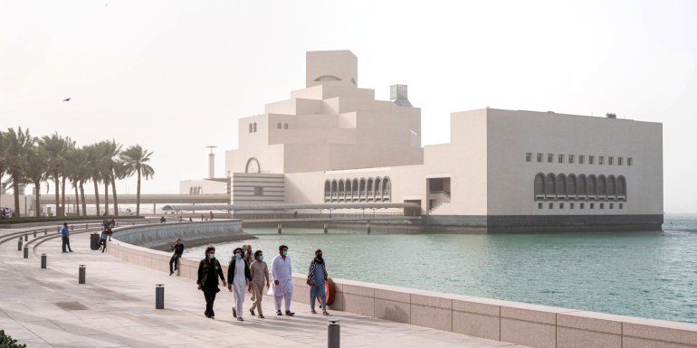view from the public promenade museum of islamic CREDIT-Supplied