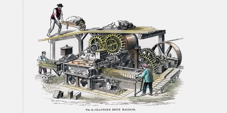 Brick-making at scale CREDIT-alamy-b0khxa
