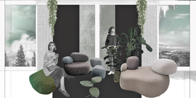 Recharge lounge concept.Supplied
