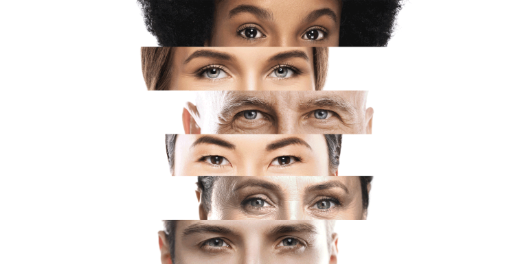 pairs of eyes. CREDIT_shutterstock_2136821729