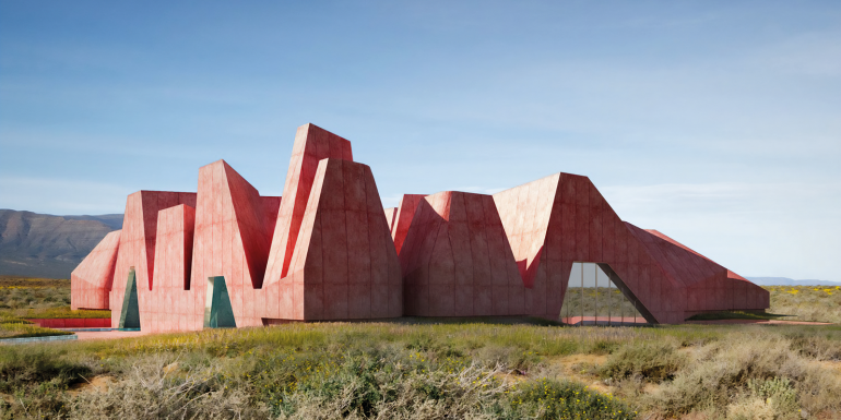 pink thermal baths.Image credit | Forma