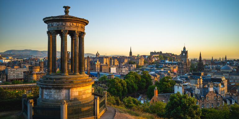 dugald monument calton hill edinburgh scotland_CREDIT - shutterstock
