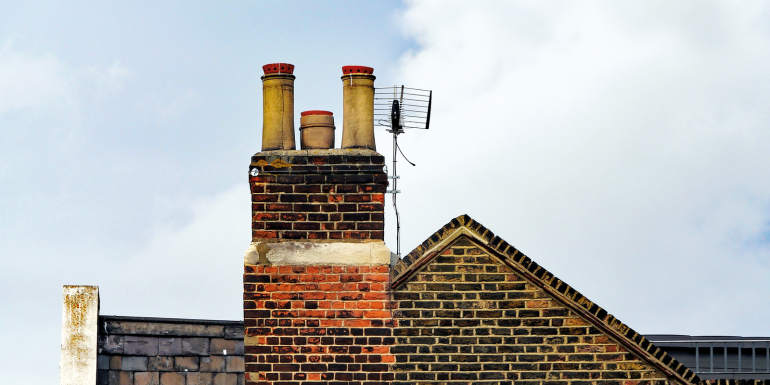 old brick house chimney. CREDIT_getty -1664767952