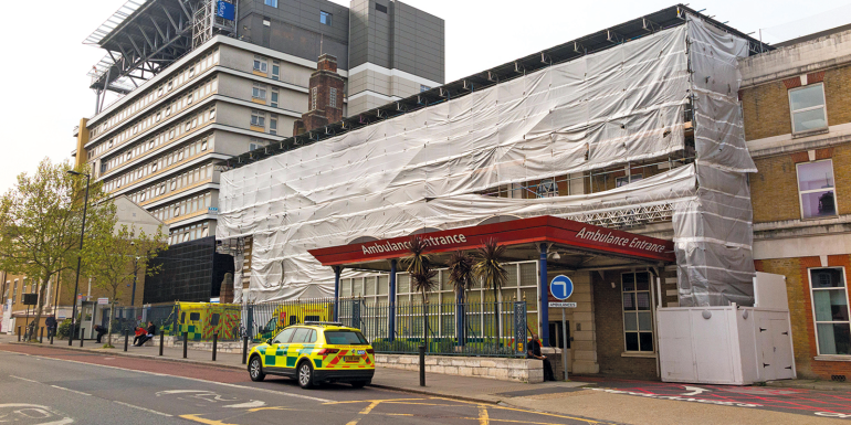 Ambulance entrance. CREDIT_alamy_t88bd9