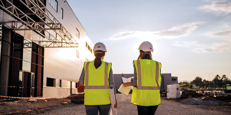 two construction workers. CREDIT_istock-1263787664