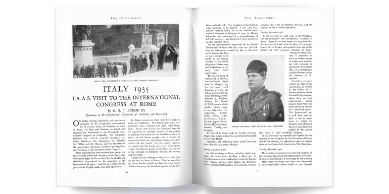 100 years of CABE_pg-40-41-1935–mussolini_Supplied by CABE.png