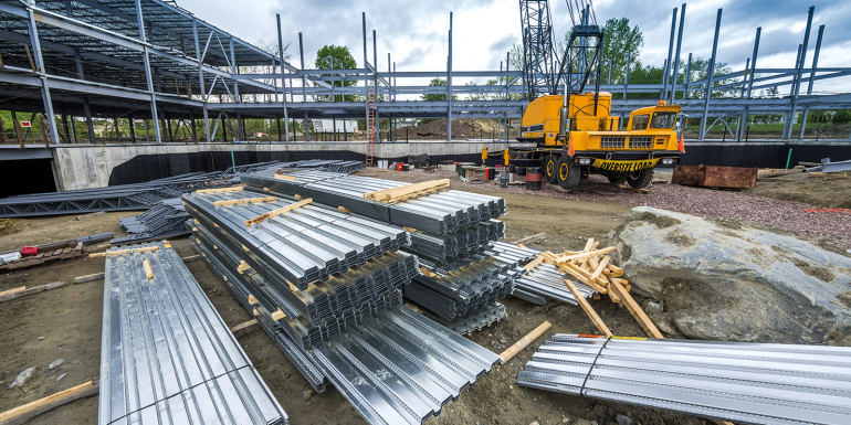 metal beams construction site_CREDIT__shutterstock_153512003
