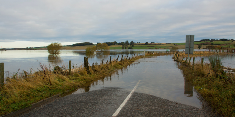 Scotland floods. CREDIT_shutterstock_2386428825