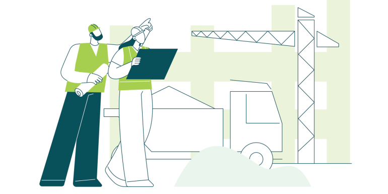 Construction observation abstract concept vector illustration.Image credit | iStock
