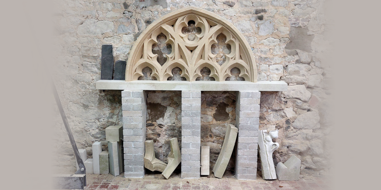 Stone Gothic window tracery workshop