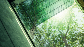 Sustainble green building.CREDIT_shutterstock_2228318681