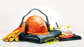 Construction hat Equipment. CREDIT_shutterstock_2376905925