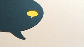 speech bubble. CREDIT - getty -1484607201