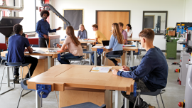 class teacher teaching students. CREDIT shutterstock 1188882376
