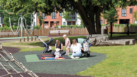 family at the playground. Image credit | Shutterstock