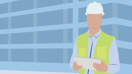 illustration construction worker. CREDIT_istock-1318180895