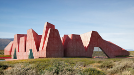 pink thermal baths.Image credit | Forma