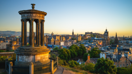 dugald monument calton hill edinburgh scotland_CREDIT - shutterstock