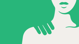 Stop Violence against women banner with silhouette strong woman and male hand on her shoulder CREDIT_istock-2169913701.png