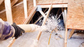 attic floor insulation.istock-183770505