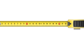Measuring Graphic Design Centimeter Scale Isolated on the White Background CREDIT_istock-1285289948