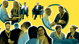 People networking at a professional conference.CREDIT_Paul-Mockford
