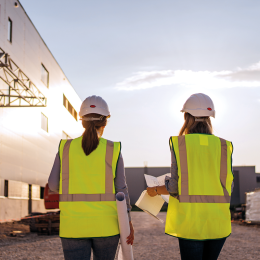 two construction workers. CREDIT_istock-1263787664