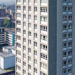 High rise council flats in Glasgow city.istock-2157730194