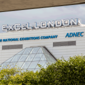 ExCel Exhibition Center in London stock photo. Image credit-iStock-836709506