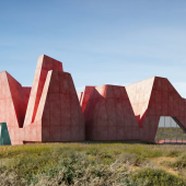 pink thermal baths.Image credit | Forma