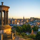 dugald monument calton hill edinburgh scotland_CREDIT - shutterstock