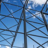 steel frame structure. CREDIT_istock-1206513341