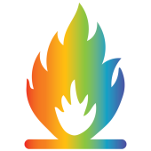 Banner and Flames. credit_istock-540370930