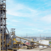 calcined clay plant in tema ghana. credit cbi ltd heidelberg materials ag