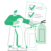 Fire inspection abstract concept vector illustration.istock-1410795803