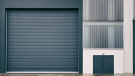 Huge rolling garage door stock photo.credit_istock-1461266875